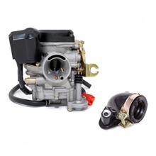 VERGASER MIT E-CHOKE Ansaugstutzen Für REX RS 450 50ccm Chinaroller - Foto 4