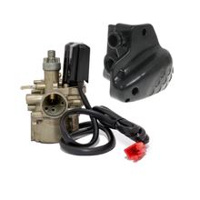 Vergaser Set MXT Standard 12mm komplett mit E-Choke und Luftfilterkasten für Herkules / Peugeot Speedfight 1 & 2 / Sachs