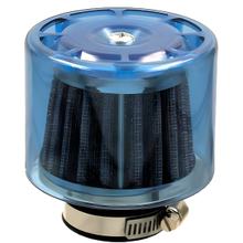 Filtro aria Nypso Racing diritto corto 38mm, blu per carburatore Dell'orto PHBG