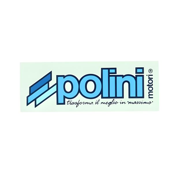 Autocollant " Polini " 12x4 cm 097.0034