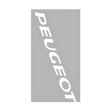 Aufkleber peugeot weiß  2-teilig