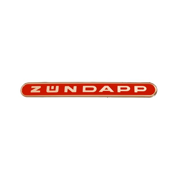Sticker for Zündapp aluminium/red