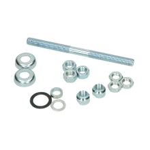 Voorwielas compleet Maxi spaakwiel 11mm