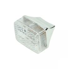 rear light small chome/ white lens maxi DMP