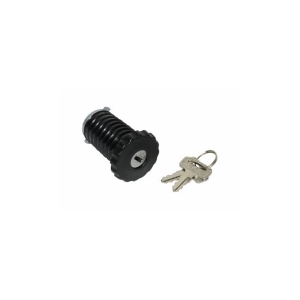 cap fuel tank + lock maxi black DMP