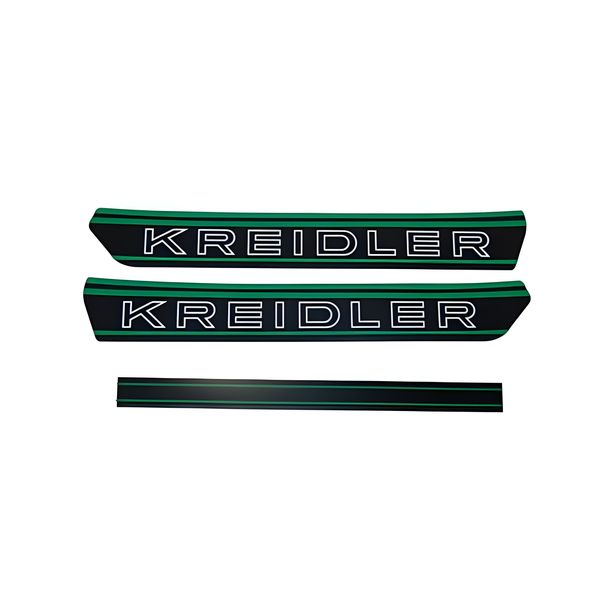 Set d'autocollants réservoir d'essence pour Kreidler noir/vert