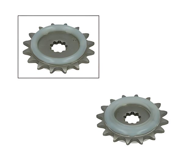 Pignon + caoutchouc qualité A 16 dents pour Puch Maxi