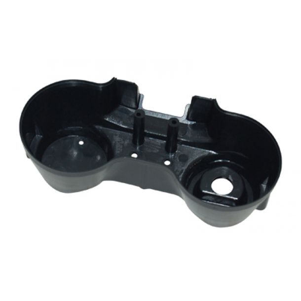 Speedometer housing black for Kreidler