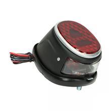 Rücklicht ot kpl. + Gummi Maxi/MS50/MV50 schwarz/red