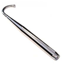 Auspuff kpl. bearbeitet Universal 32/30mm chrom
