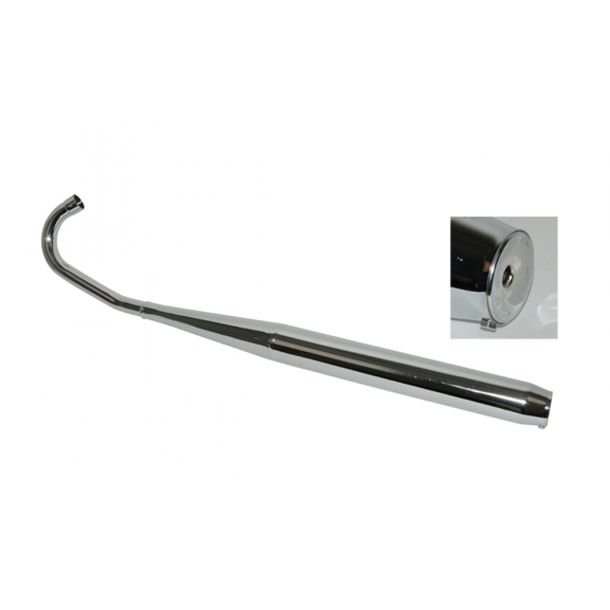 Auspuff einteilig mit Krümmer geschlossene Version für Kreidler / Zündapp 32mm