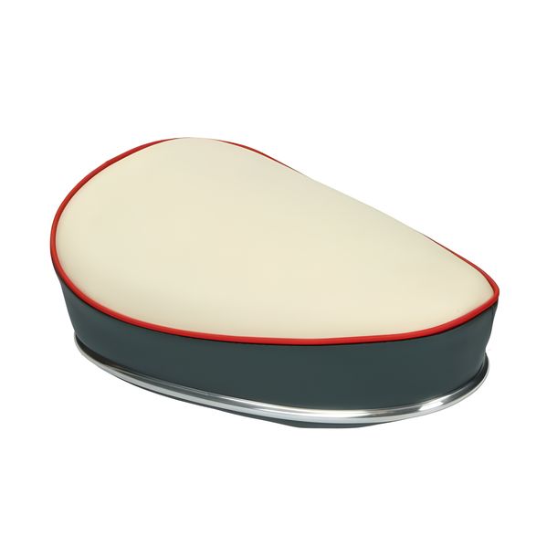Sillín Condor crema/gris para Puch