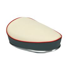 Sattel Condor cream/grau für Puch