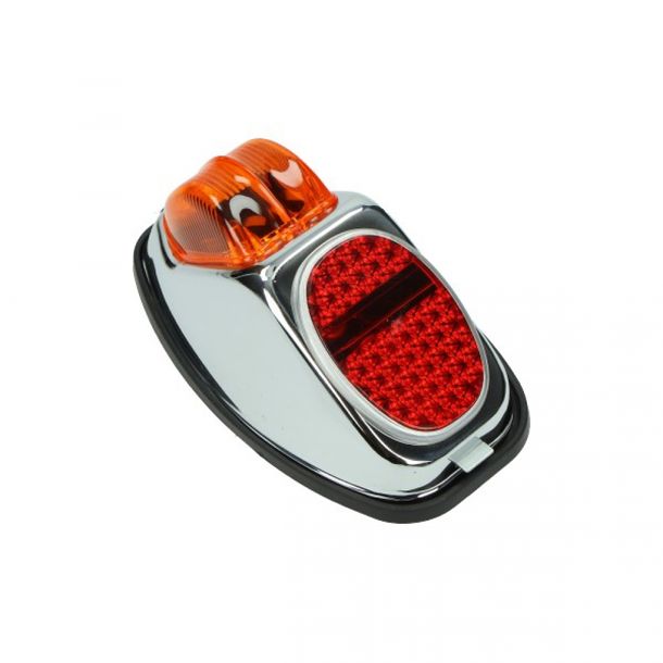 Fanale posteriore Hella in cromo per Puch MV50