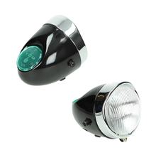 Scheinwerfer / Eierlampe vorne schwarz für Puch Maxi