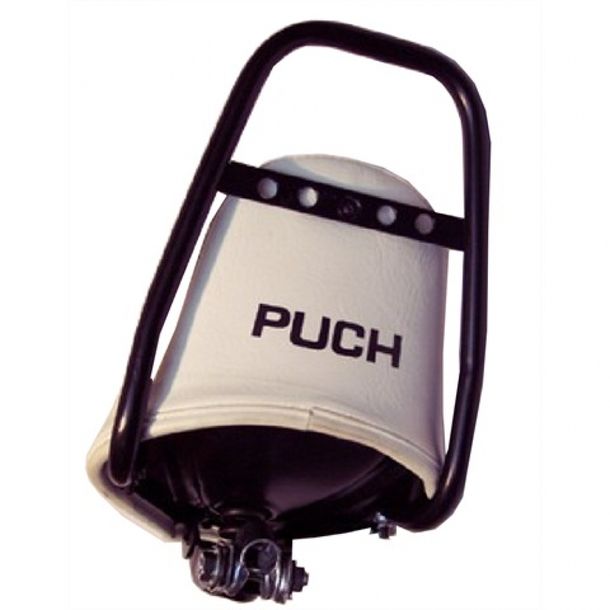 Sattel Chopper weiß  für Puch