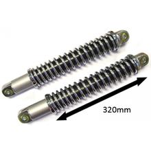 Sada tlumičů otevřená mod529/530/mod517 320mm chrom