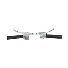 Set di maniglie con manopole e leve modello Torpedo per manubrio da 22mm adatto a Kreidler