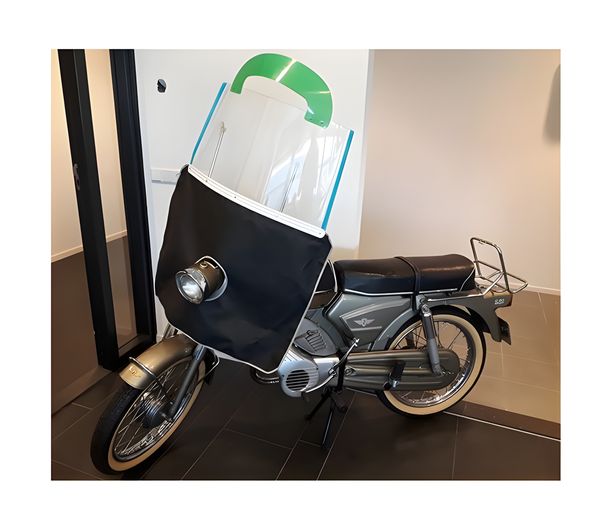 Parabrisas con protección oldtimer para Kreidler/Puch/Sachs/Zündapp