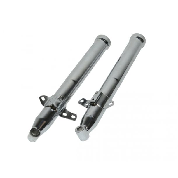 Ondervorkstandpijpen voor Zündapp 517 chroom links en rechts 517-12.608/609