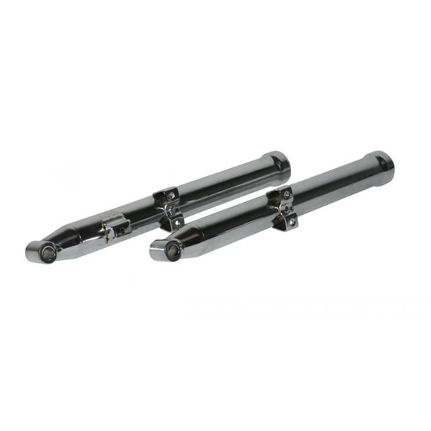 Tubes de fourche inférieurs GTS pour Zündapp 529 chromé gauche et droit 529-12.626/628