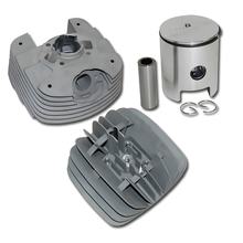Cilinderset 54 mm met zuigerset, cilinderkop voor Zündapp KS125