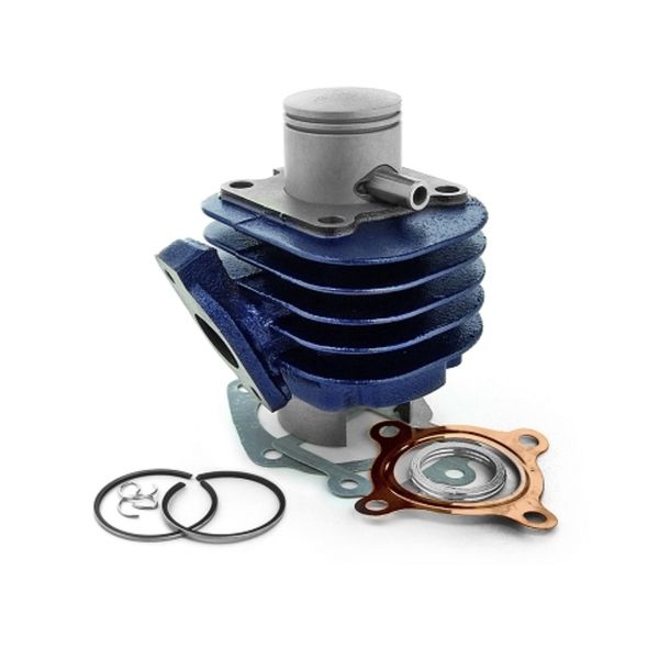 Kit Cilindro completo in ghisa Carenzi per Yamaha Ovetto / Mach G / Neos / Jog / Aprilia SR50 / Malaguti F10 2T