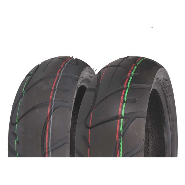 Quick Q007 Tyre Set 120/70-12 58 M TL & Q007 130/70-12 62 M TL