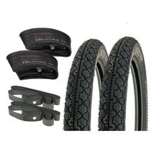 Heidenau 2.75-16 M/C 46J TT K36/1 bandenset met binnenband en velglint