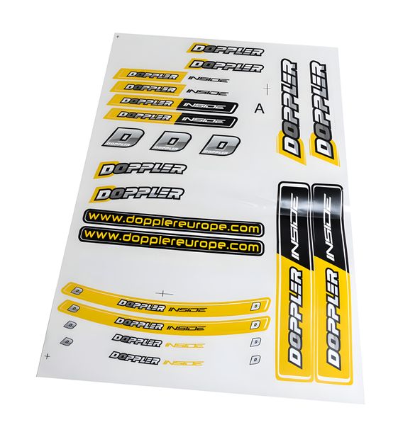 Stickerset Doppler, gelb