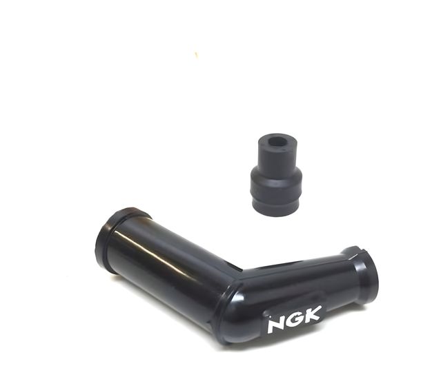 Zündkerzenstecker 6665 NGK V05E schwarz Ø 14mm SAE 120° – Bild 1
