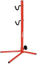 V Bike CC166 Stand Adjustable Red with Rubberized Hooks for Bicycles