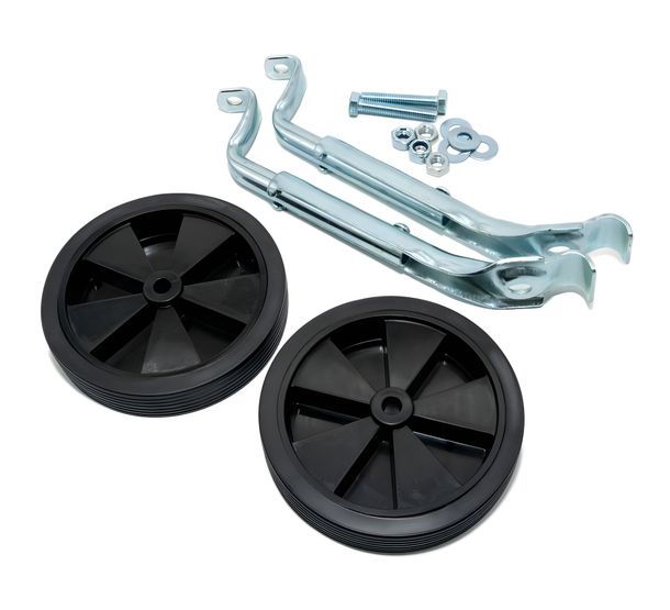 Stabilisers for children, bicycles, tricycles, etc. adjustable 350 - 500 mm, 1 pair