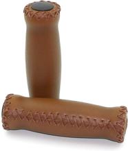 Poignées de guidon Velo VLG617A127-BROWN Jeu de poignées vintage 127 mm marron pour vélos
