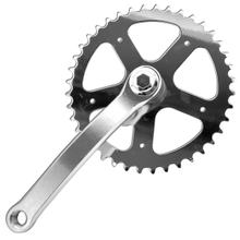 Prowheel 13026 - Manovella per BMX, 40 denti, 165 mm, colore: argento