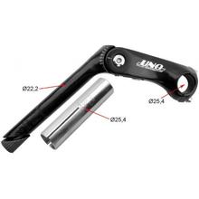Potencia de manillar eléctrica ajustable BTT MTB Uno Kalloy AL-809A negro para bicicletas