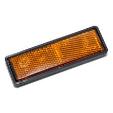 Reflektor viereckig Seite orange Bernsteinfarben