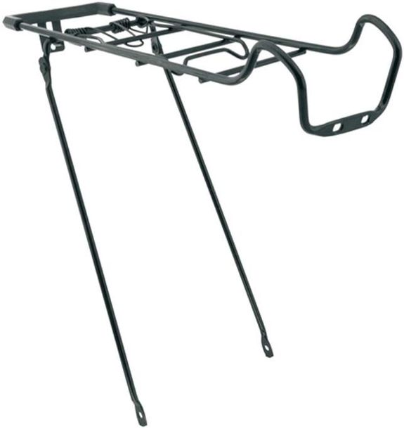 Gepäckträger Gepäckgitter V Bike JE-610 einstellbar, schwarz für 24 - 26 Zoll Fahrräder