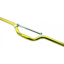 Manillar bicicleta descenso BTT MTB aluminio 630 mm amarillo Uno Kalloy AL-029T+CRC