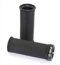 Poignées de guidon Velo VLG8843AD2-BLACK Poignées de guidon courtes noires 92 mm pour vélos