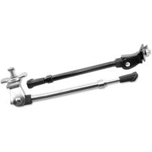 Fahrradständer Seitenständer V Bike KS-101S verstellbar Aluminium schwarz 20 - 28 Zoll für Retro Fahrräder
