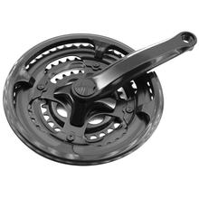 Prowheel 356 - Set di ruote dentate per bicicletta, 26 pollici, 3 velocità, 48-38-28 denti, 170 mm, colore: nero