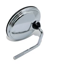 Vicma achteruitkijkspiegel voor Vespino GL, NL, SC rond 105 mm, zilver