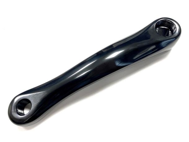 Manivelle en aluminium imitation gauche noir 175 mm Pro Wheel pour vélos