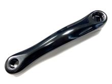 Manovella in alluminio imitazione sinistra nera 175 mm Pro Wheel per biciclette