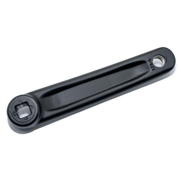 Kurbel Aluminiumimitat Links schwarz Fahrrad (170 mm)