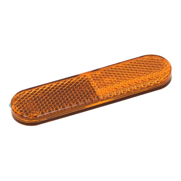 Riflettore 95 x 25 mm arancione autoadesivo