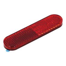 Reflektor 95x25mm rot selbstklebend