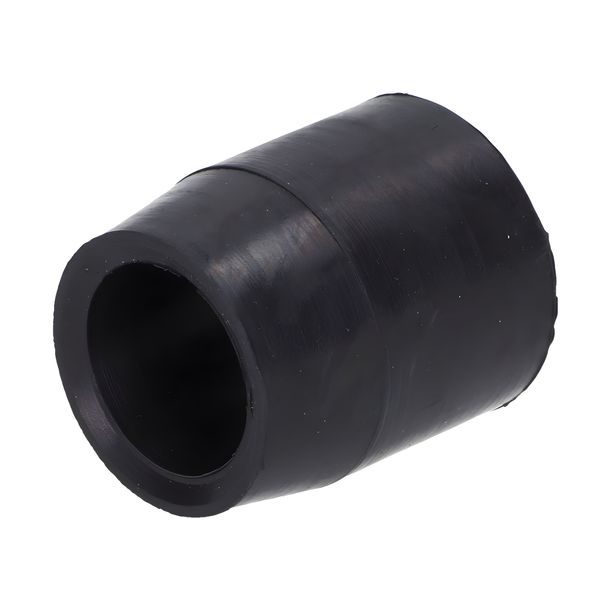 Connection rubber for rear silencer 22/25mm black