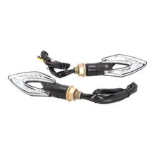 Blinker Set M10 LED schwarz Mini, kurz